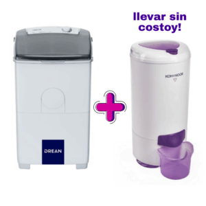 Lavarropas Drean Family Carga Superior 6kg + Secarropas Centrifugo (Gratis)